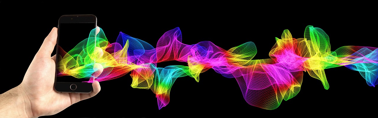 particles phone